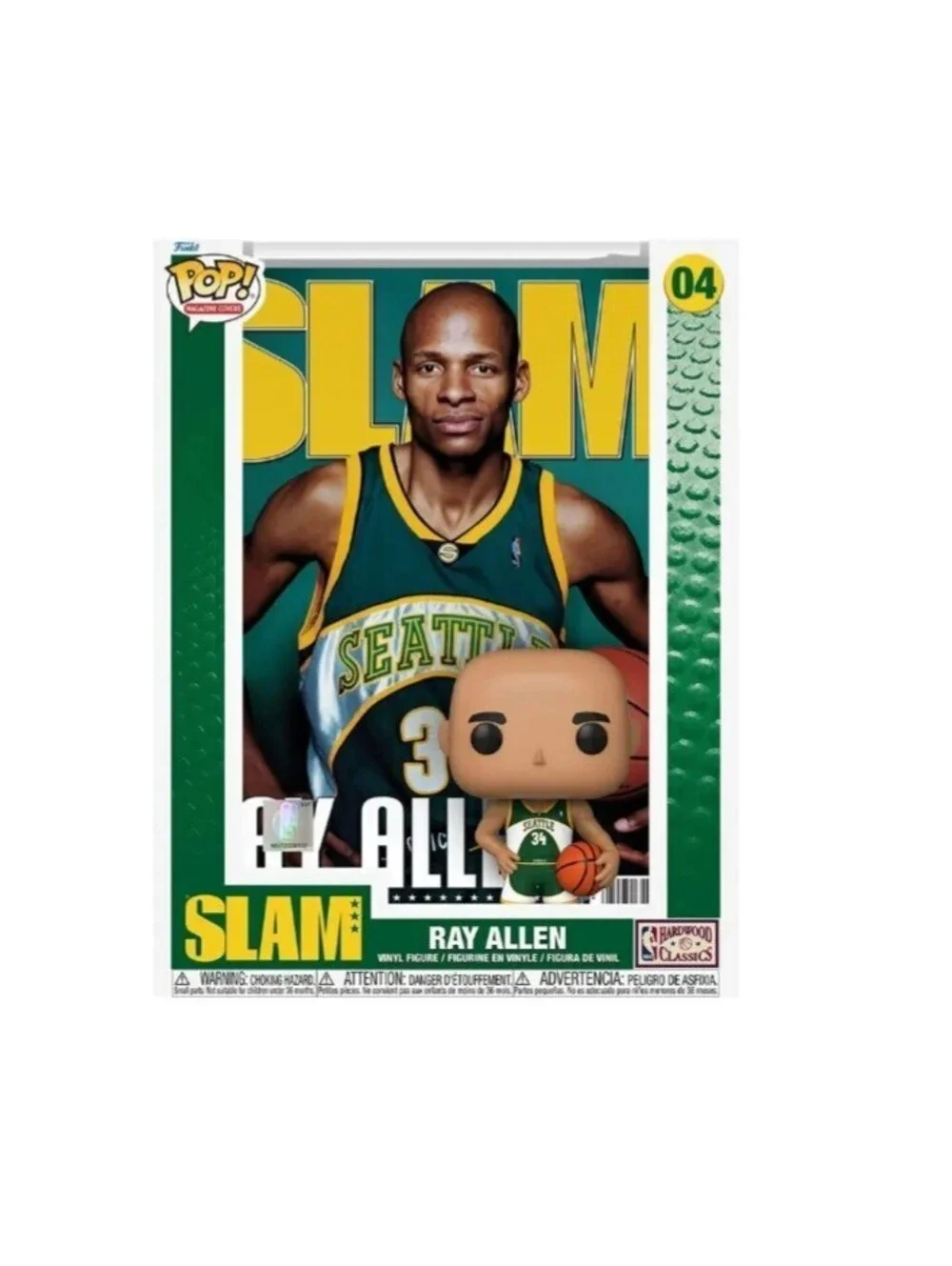 Funko Pop! NBA Cover: SLAM Magazine - Ray Allen Brand New Sealed In Box
